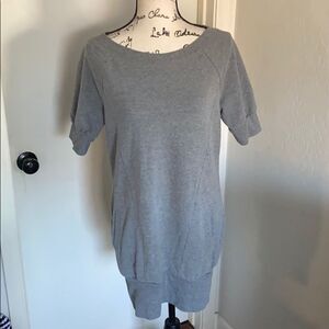 Express Gray Sweatshirt Pullover Tunic